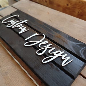 Personalized Deck Sign, Outdoor Wooden Sign, Custom Patio Sign, Backyard Plaque  Sign, Custom Yard Sign , His, Her Deck Sign,Farmhouse Sign