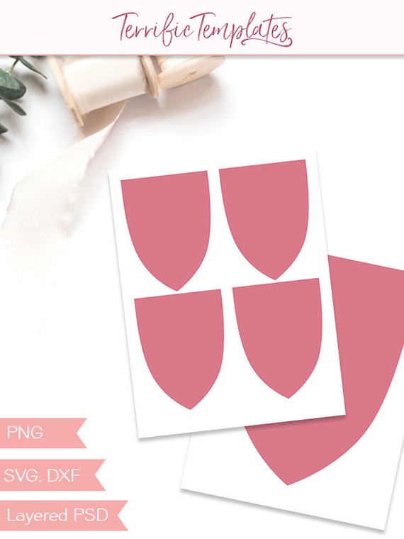 pennant banner template party printable craft template diy etsy