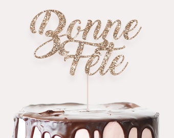 Bonne Fete Cake Etsy