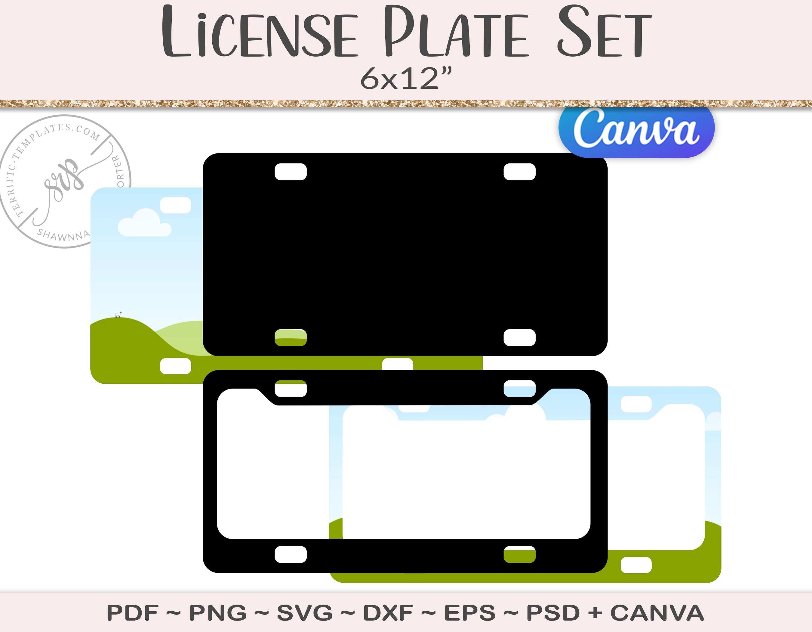 Funny Custom License Plate Frame - Personalized Your Own Text Message,  Novelty Auto Car Front Back Plate Tag Holder - Words Metal 2 Holes