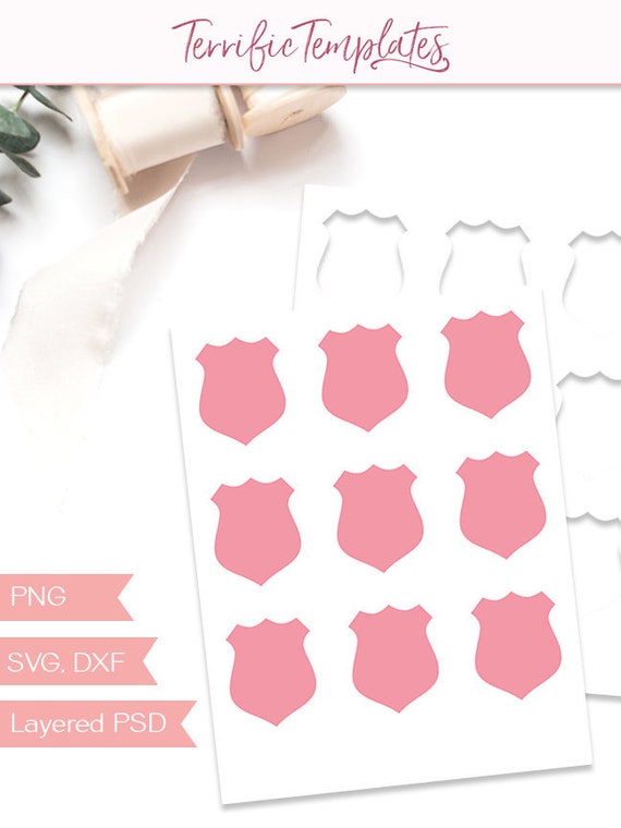 Download Papercraft Templates Sheriff Star Badge Template Cutting File Sheet Design Your Own Svg Party Printable Collage Template Psd Png Commercial Use Tt84