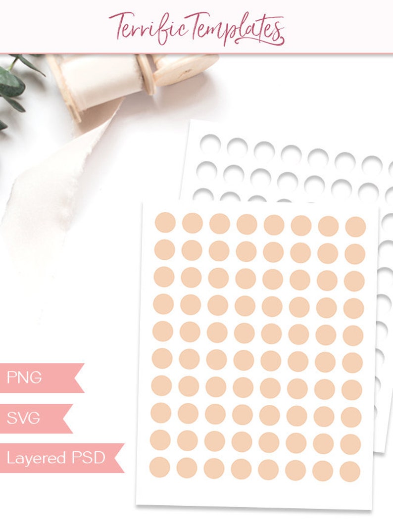 half inch circle rounds Bottle Cap 0.75 inch circle collage sheet template PNG commercial use printable craft template SVG TT20 PSD