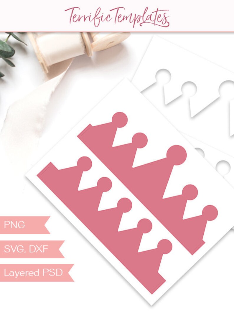 Prince And Princess Party Crown Template Party Printable Craft Template Blank Design Your Own For Commercial Use Psd Svg Tt179 Png Card Making Stationery Papercraft Leadcampus Org