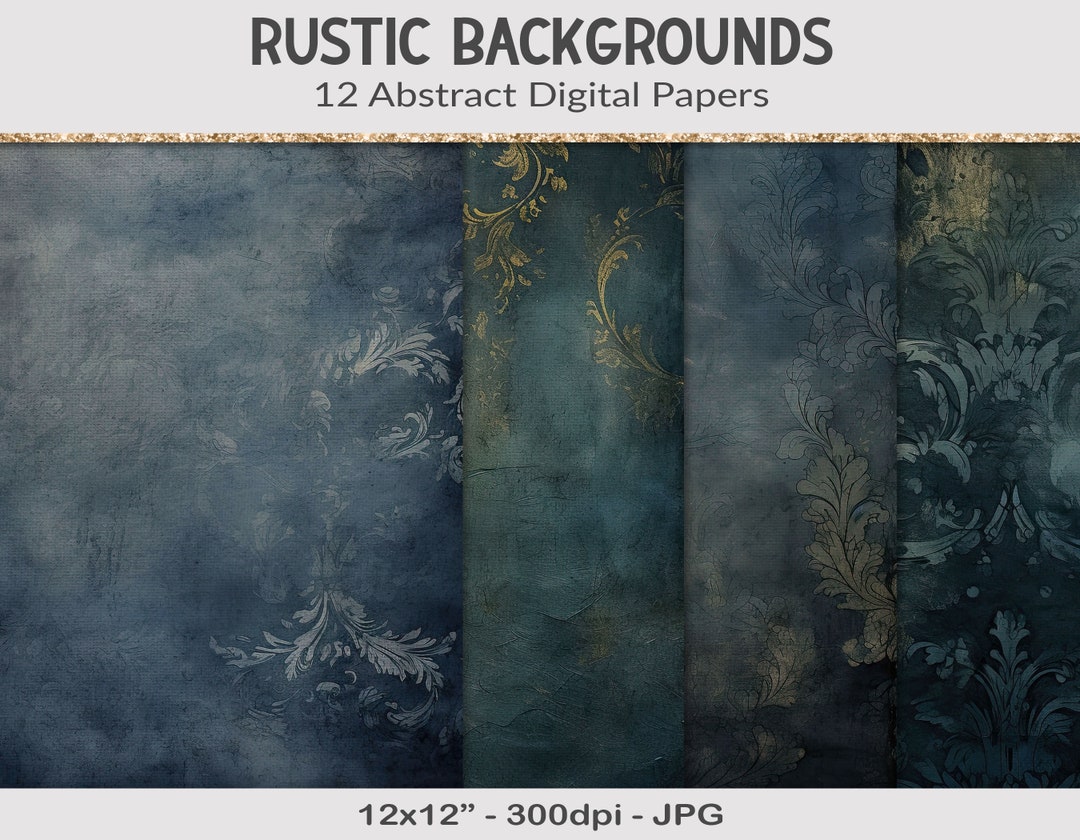Rough Wallpaper Texture Papers, Rustic Junk Journal Design Supplies ...