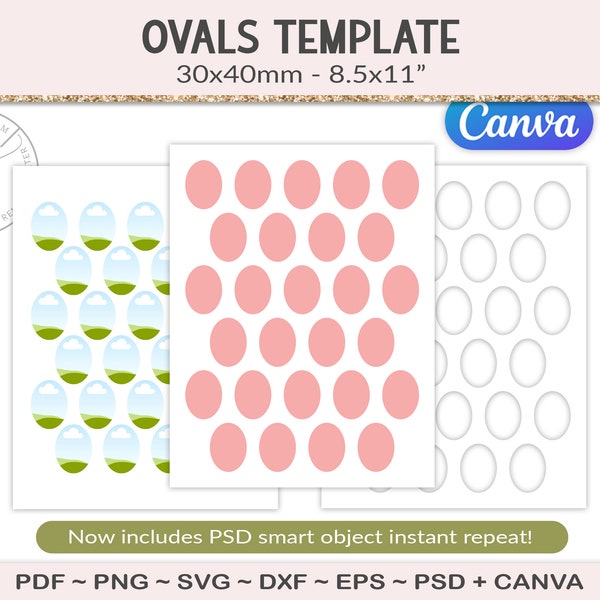 Cameo Template - Etsy