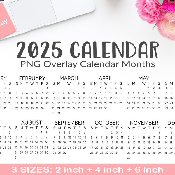 Mini Calendar Etsy