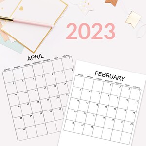 2022 full calendar overlays and printables 12 months png etsy ireland