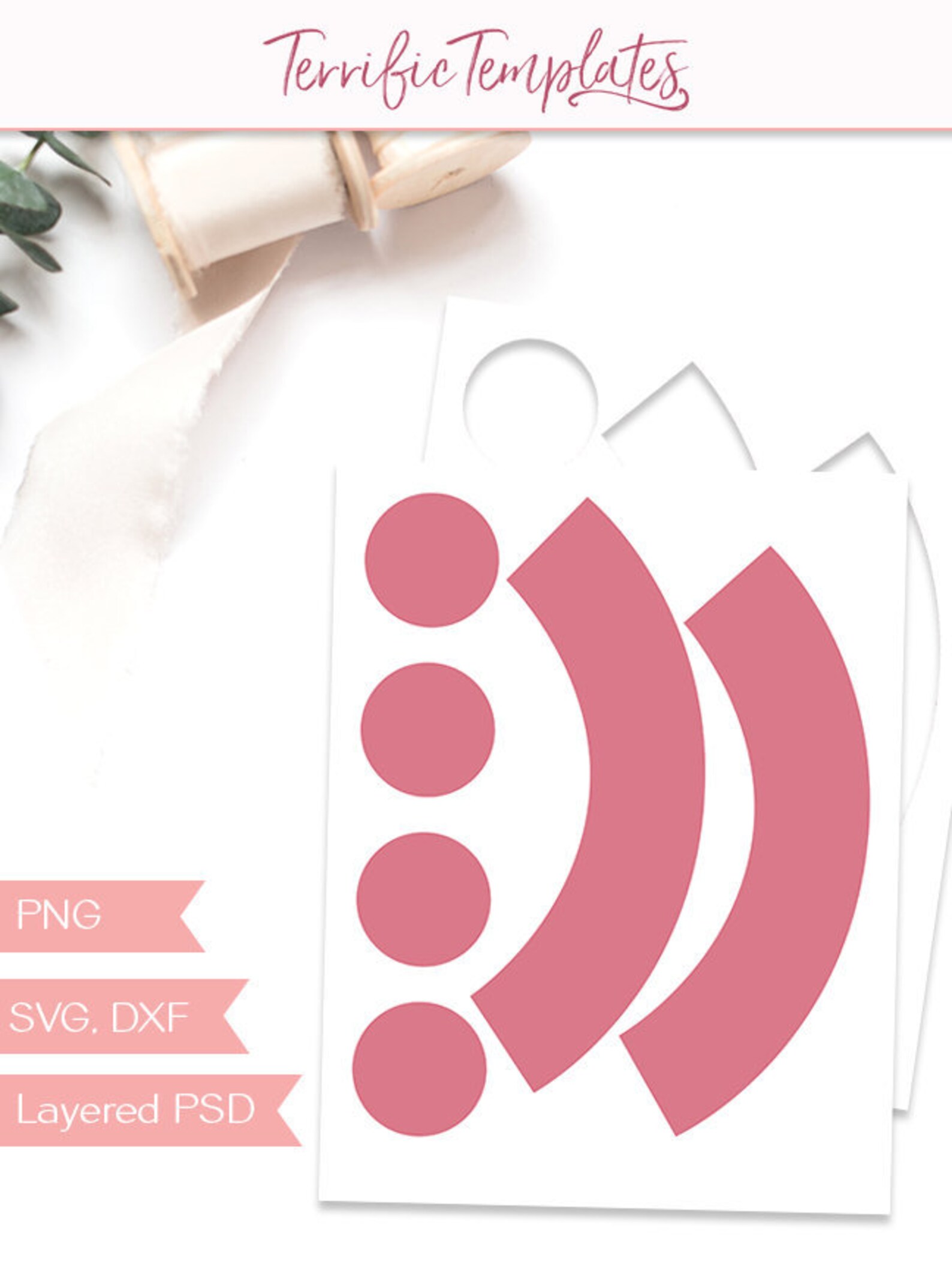 Cupcake Wrapper Template With Toppers Party Printable Craft Etsy