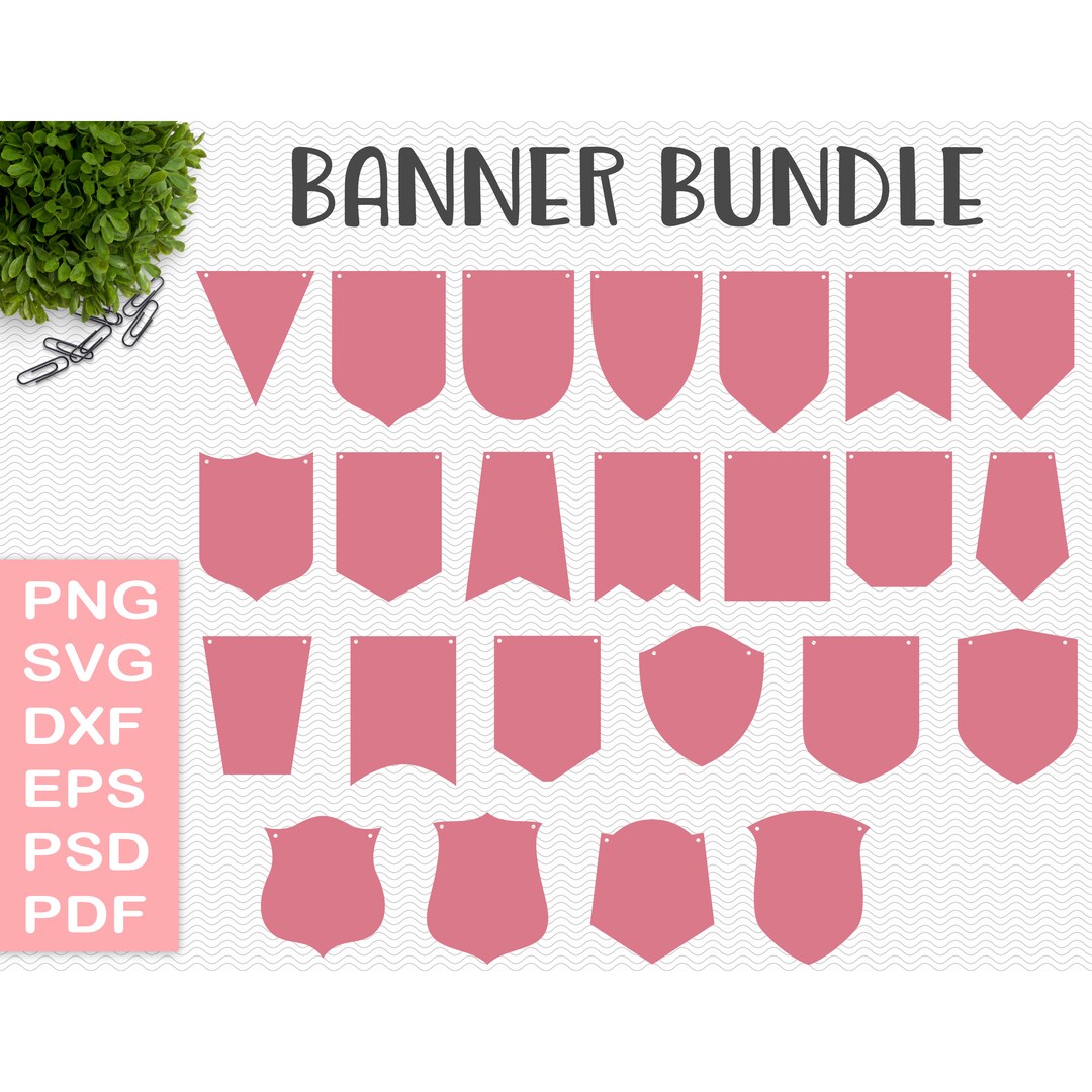 Bunting Banner Template Kit Party Printable Craft Cut Files Etsy Bunting Banner Template Kit Party Printable Craft Cut Files Etsy