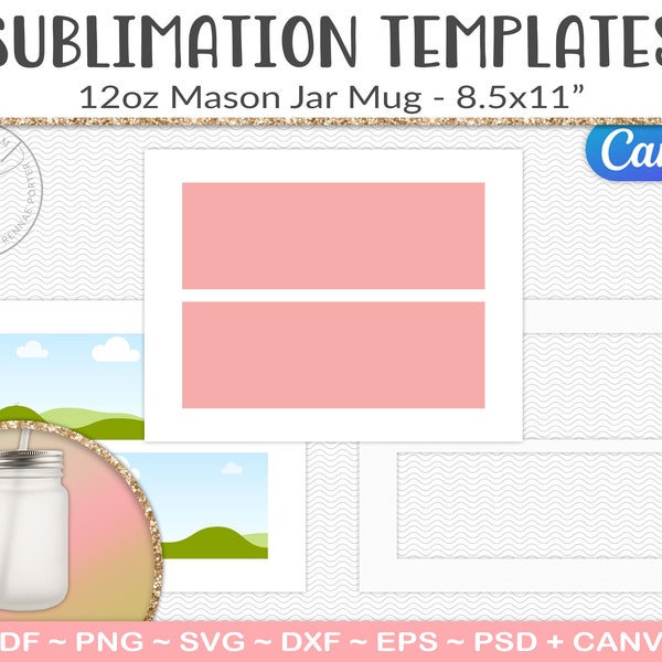 Mason Jar Printable - Etsy
