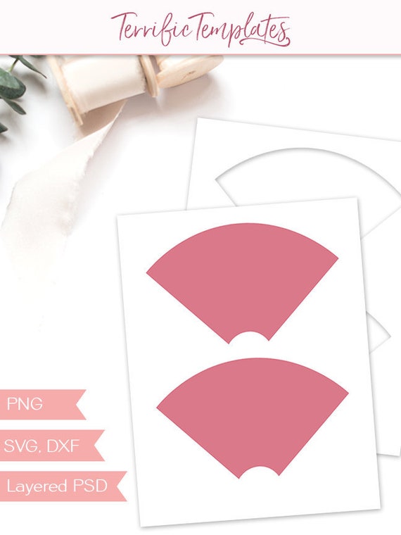 sugar cone wrap template party printable craft template ice etsy
