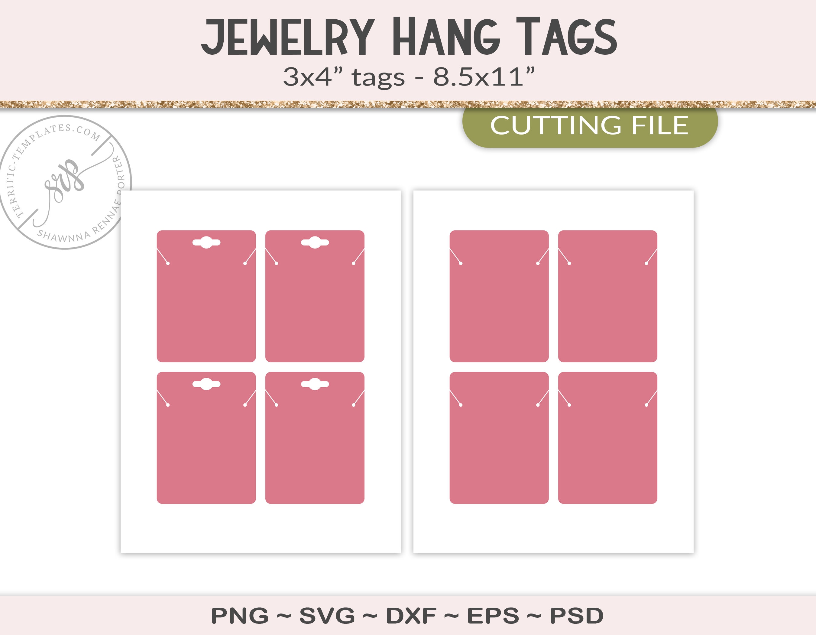 5 Jewelry Display Templates SVG – Unique Designs by Monica – Store