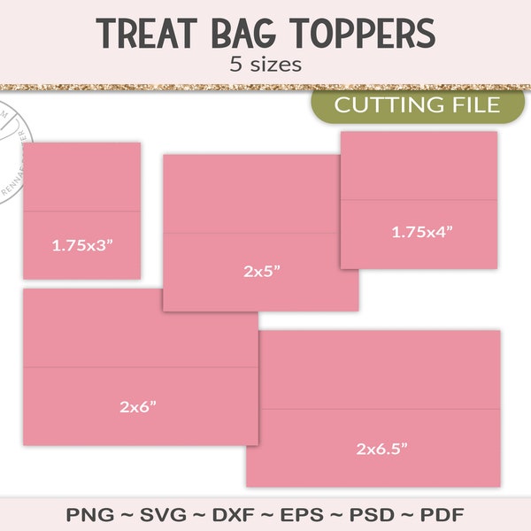 Treat Bag Topper - Etsy