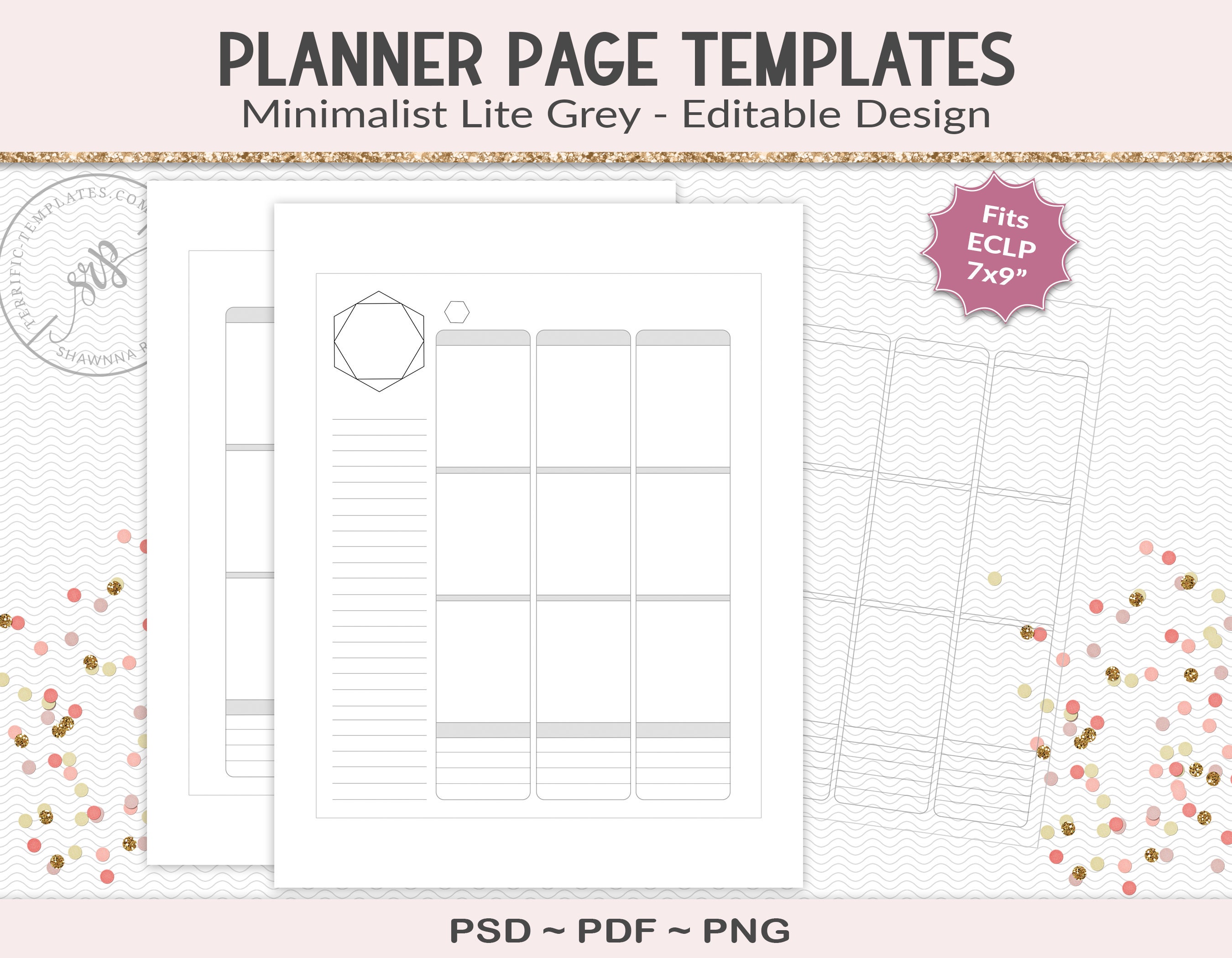 MINI BINDERS DIVIDERS 6 Tab / 3 Hole 