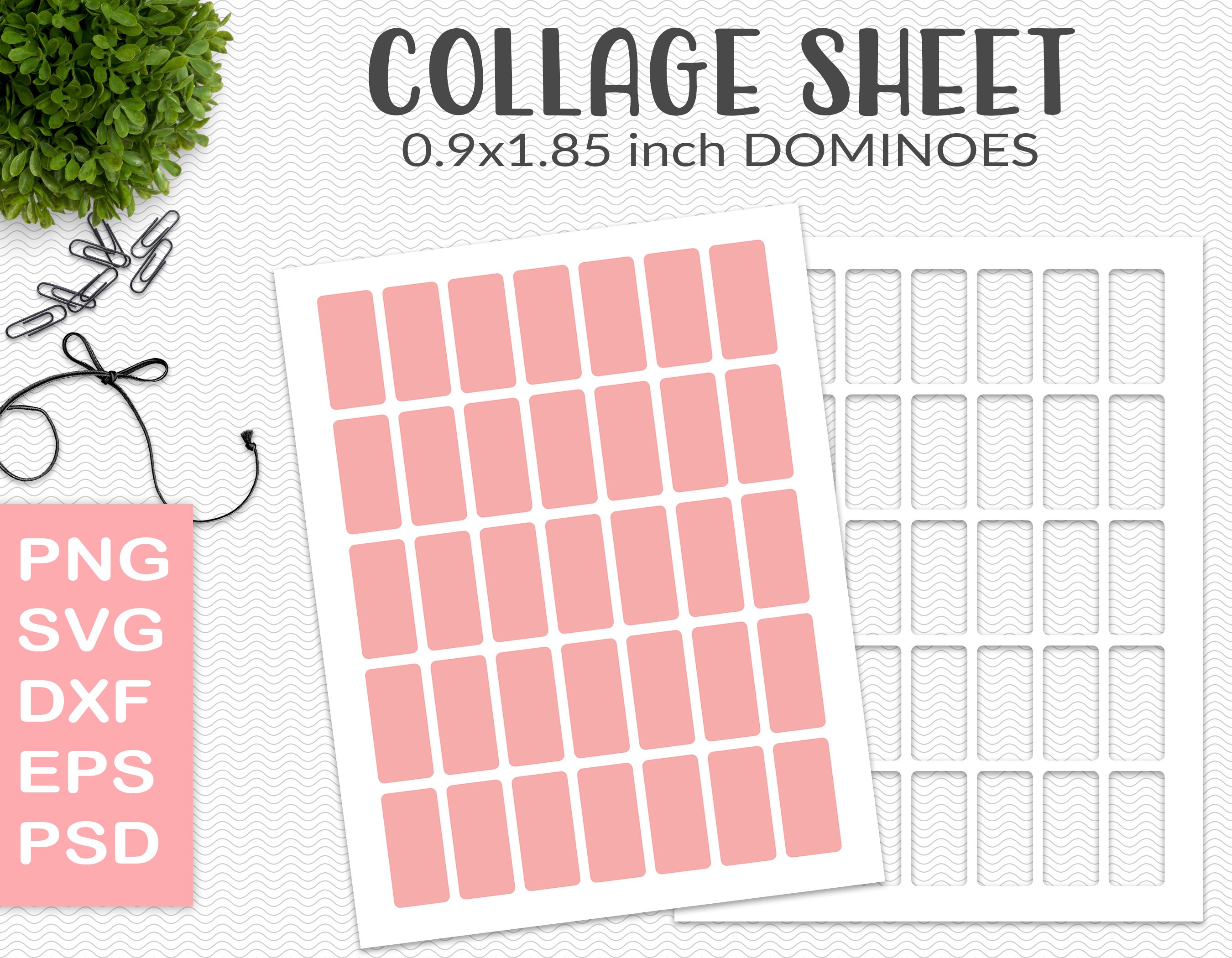 Domino Tile Template - Etsy Singapore