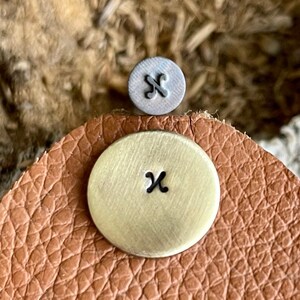 KAPPA BUCHSTABE Metall Stempel || Griechisches Alphabet Metall Würfel || Metallstempel || Schmuck-Stanzer | Stahlstempel | Winziger Metallstempel