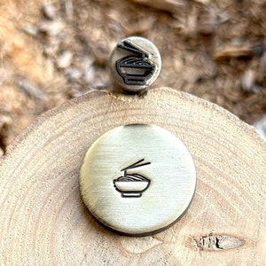 RAMEN METAL STAMP || Noodles Metal Die || Metal Stamps || Jewelry Punch Stamp | Steel Stamp | Tiny Metal Stamp