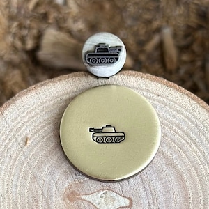 TANK Metal Stamp || Tank Metal Die || Metal Stamps || Jewelry Punch Stamp | Steel Stamp | Tiny Metal Stamp
