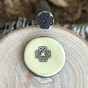 CELTIC KNOT Metal Stamp || Celtic Shield Knot Metal Die || Metal Stamps || Jewelry Punch Stamp | Steel Stamp | Tiny Metal Stamp