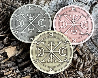 SEAL OF MURMUR || Goetia Coin || Murmus || Talisman || Magic Amulet || Souvenir Token || Coin, Pendant, Keychain, Pin badge