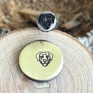 CHESAPEAKE BAY RETRIEVER Metall Stempel || Bay Retriever Würfel || Metall Stempel Hunderasse || Schlagstempel | Stahlstempel | Winziger Metallstempel