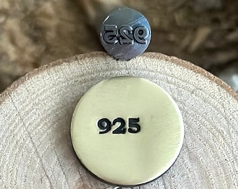 925 Metal Stamp || Numbers Metal Die || Metal Stamps || Jewelry Punch Stamp | Steel Stamp | Tiny Metal Stamp