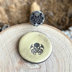 CTHULHU メタル スタンプ || Cthulhu メタル ダイ || メタル スタンプ || ジュエリー パンチ スタンプ | スチール スタンプ | 小さなメタル スタンプ