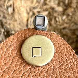 NEW MEXICO METAL Stamp || New Mexico State Metal Die || Metal Stamps || Jewelry Punch Stamp | Steel Stamp | Tiny Metal Stamp