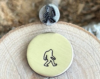 BIGFOOT Metal Stamp || Bigfoot Metal Die || Metal Stamps || Jewelry Punch Stamp | Steel Stamp | Tiny Metal Stamp