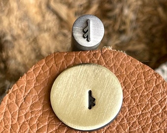 YOUNGER FUTHARK As/Oss || Scandinavian Runes Metal Stamp || As/Oss:God Punch || Jewelery Punch Stamp | Steel Stamp | Tiny Metal Stamp