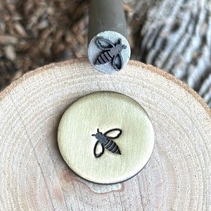 BEE METAL STAMP || Bee Metal Die || Metal Stamps || Jewelry Punch Stamp | Steel Stamp | Tiny Metal Stamp