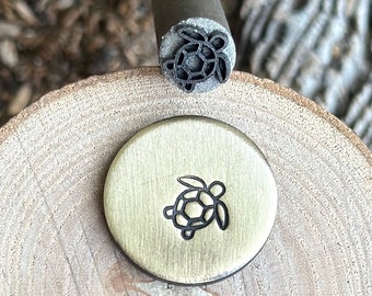 TURTLE METAL STAMP || Turtle Metal Die || Metal Stamps || Jewelry Punch Stamp | Steel Stamp | Tiny Metal Stamp