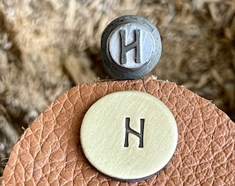 RUNE ALPHABET H || Futhark Rune Alphabet Metal Stamp  || Metal Die || Jewelery Punch Stamp | Steel Stamp | Tiny Metal Stamp