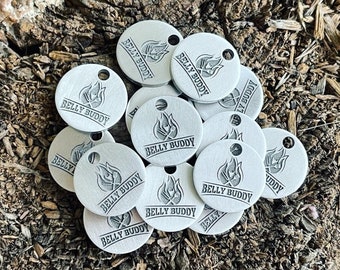 CUSTOM ALUMINIUM TAGS || Custom Aluminum Product Tags || Personalized Metal Tags || Custom Product Labels (18mm-0.7")