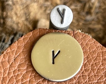 YOUNGER FUTHARK KAUN || Scandinavian Runes Metal Stamp || Kaun: Ulcer Punch || Jewelery Punch Stamp | Steel Stamp | Tiny Metal Stamp