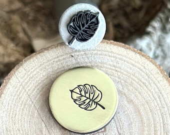 PALM METAL STAMP || Palm Leaf Metal Die || Flower Metal Stamps || Jewelry Punch Stamp | Steel Stamp | Tiny Metal Stamp