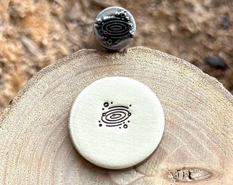 GALAXY Metal Stamp || Spiral Galaxy Metal Punch Die || Metal Stamps || Marking Die ||Jewelry Punch | Steel Stamp | Tiny Metal Stamp