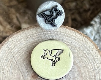 PEGASUS Metal Stamp || Pegasus Metal Die || Animal Metal Stamp || Jewelry Punch Stamp | Steel Stamp | Tiny Metal Stamp