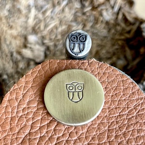 OWL METAL STAMP || Owl Metal Die || Metal Stamps || Jewelry Punch Stamp | Steel Stamp | Tiny Metal Stamp