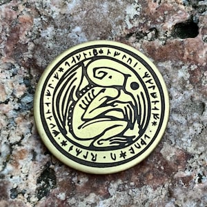 Cthulhu Coin || Pendant || Keychain (25mm; 1&quot;)