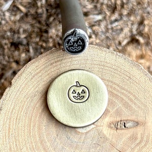 PUMPKIN METAL STAMP || Halloween Metal Die || Metal Stamps || Jewelry Punch Stamp | Steel Stamp | Tiny Metal Stamp