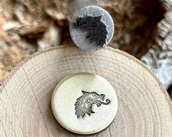 FENRIR Metal Stamp || Fenrir Metal Die || Metal Stamps || Jewelry Punch Stamp | Steel Stamp | Tiny Metal Stamp