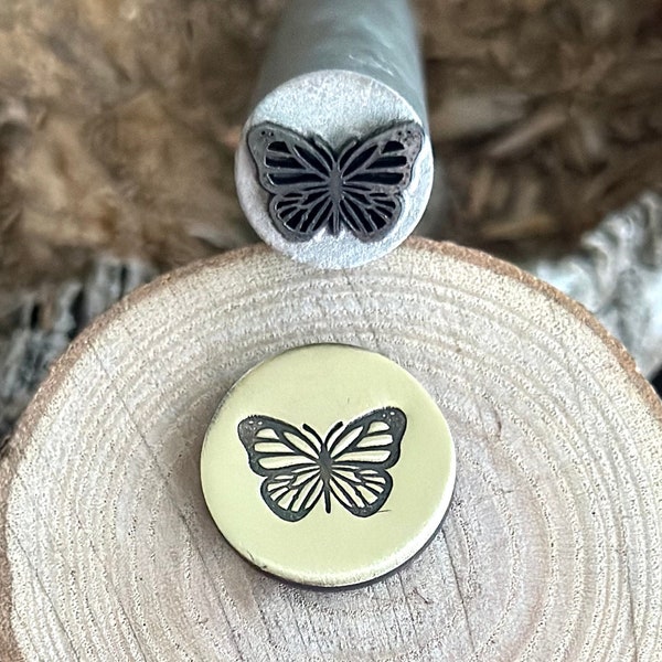 BUTTERFLY METAL STAMP || Butterfly Metal Die || Metal Stamps || Jewelry Punch Stamp | Steel Stamp | Tiny Metal Stamp