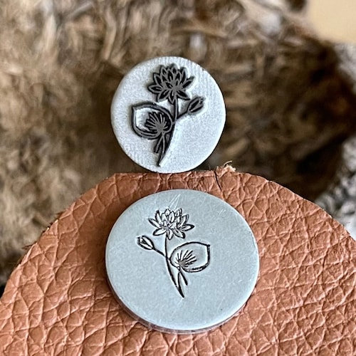 FLOWER METAL STAMP Floral Metal Die Metal Stamps Etsy