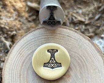 THOR Hammer METAL STAMP || Thor Hammer Metal Die || Metal Stamps || Jewelry Punch Stamp | Steel Stamp | Tiny Metal Stamp