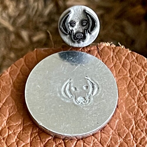 DOG METAL STAMP Dog Head Metal Die Metal Stamps Etsy