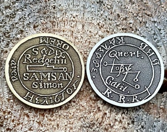 The Seal Of LIBRA || Paracelsus Zodiac Sign Seal || Astrological Sign Coin | Pendant || Paracelsus Of The Supreme Mysteries Of Nature