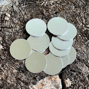Runde Aluminium Blanks 32.5mm || Aluminium Blanks stempeln || 2mm Dicke |12 Gauge