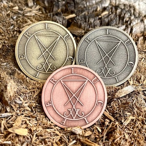 Lucifer coin necklace hotsell