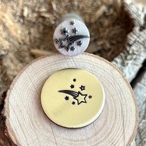 STAR METAL STAMP || Shooting Star Metal Die || Metal Stamps || Jewelry Punch Stamp | Steel Stamp | Tiny Metal Stamp